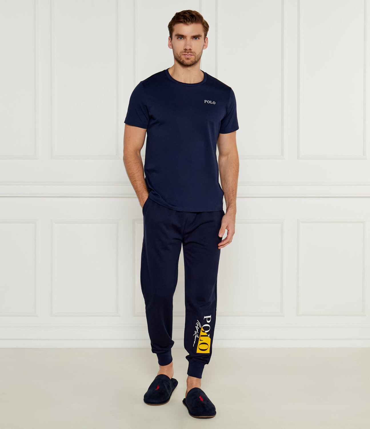Футболка POLO RALPH LAUREN Regular Fit, темно-синий — фото 2