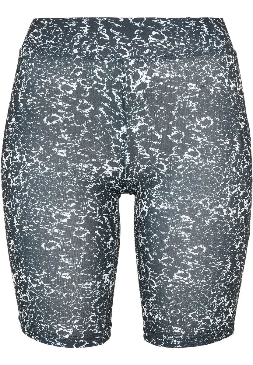 

Тканевые брюки URBAN CLASSICS " Urban Classics Women's Ladies AOP Cycle Shorts" (1 шт.), черно-белый