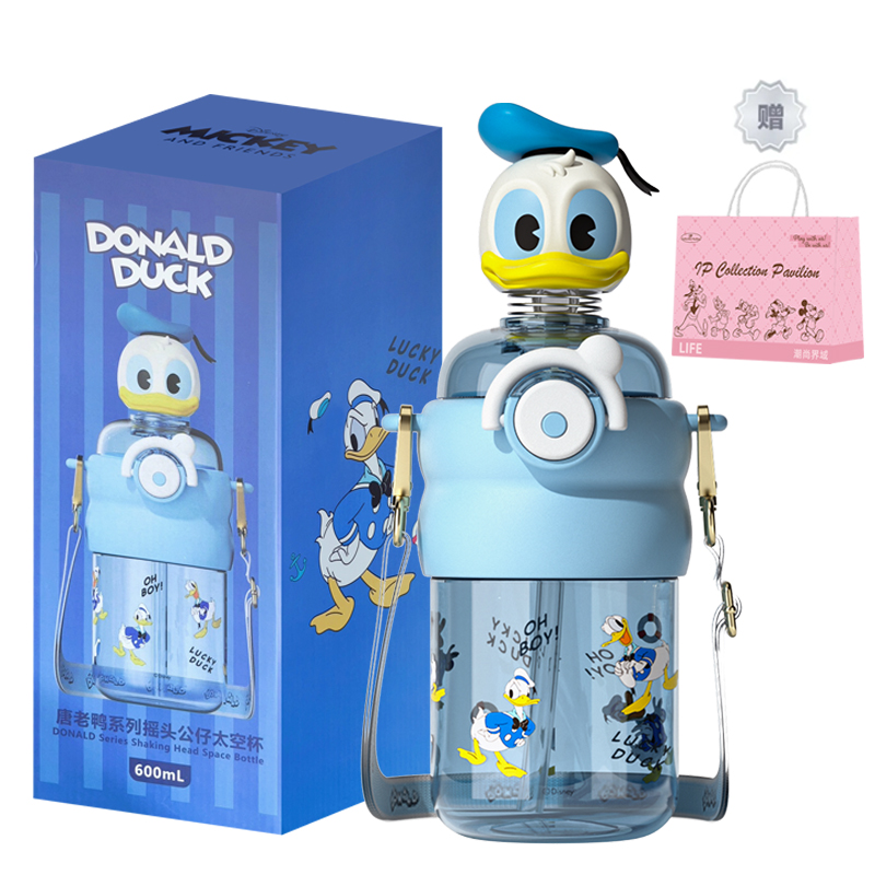 Пластиковые стаканы для воды TRITAN 600mL Disney, Mickey Mouse Space Cup+Shopping Bag+Random Cup Brush 1 Pc — фото 2
