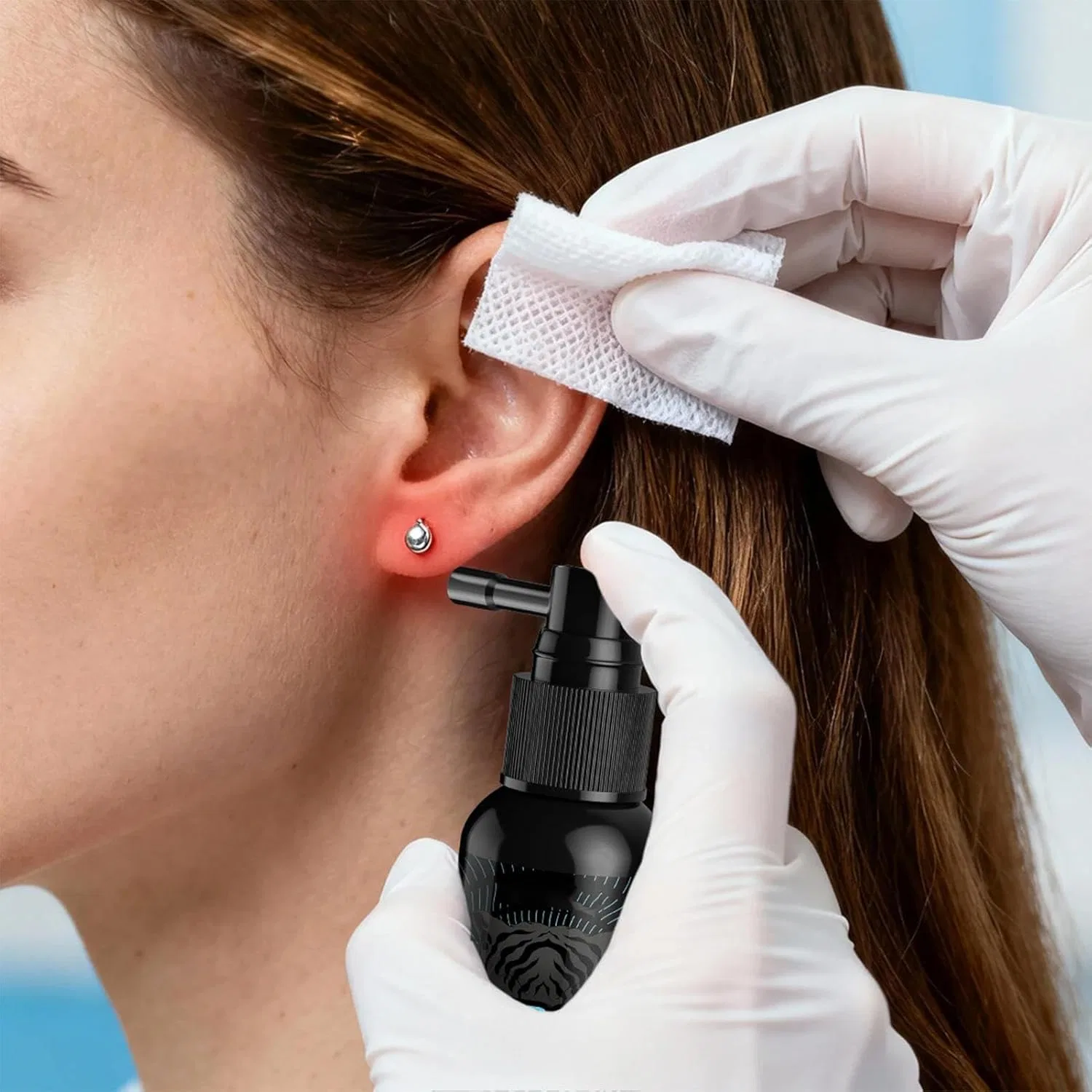 Спрей для ухода за пирсингом Aftercare Piercing Cleaning Solution, 50 мл, бесцветный — фото 3