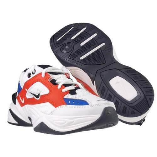 Женские универсальные кроссовки Nike M2k Tekno Summit White Black Team Orange — фото 3