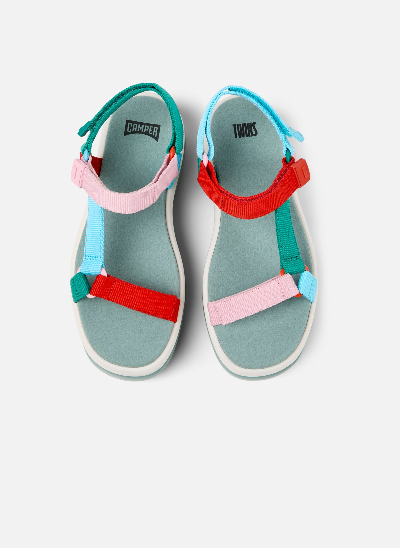 Сандалии Женские Camper Pelotas Flota Up, мультиколор — фото 3