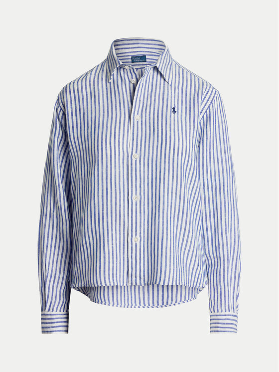 

Свободная рубашка 211935130006 Polo Ralph Lauren, синий
