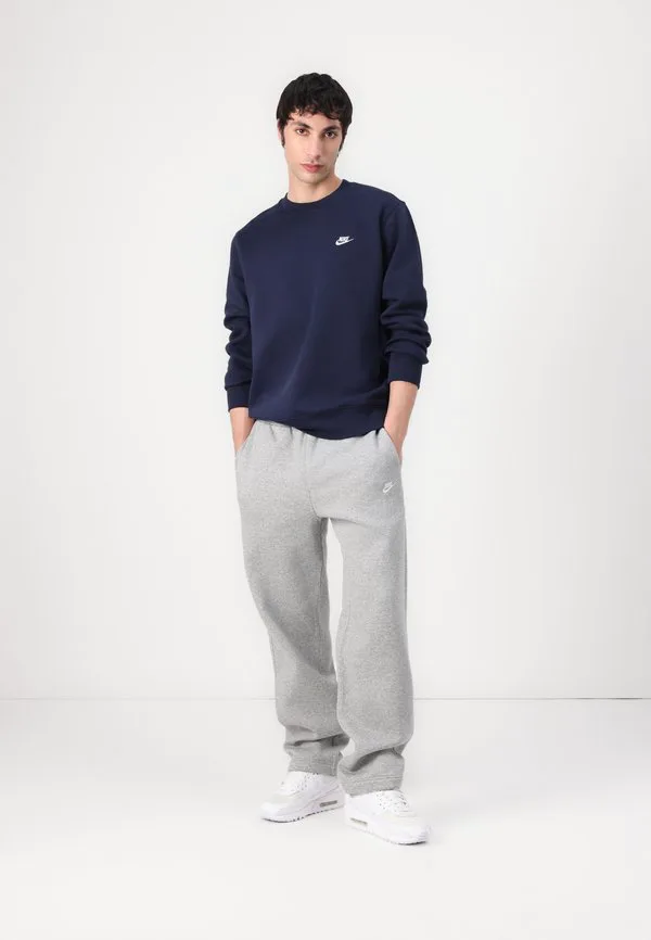 Клубные штаны, спортивные штаны Nike Sportswear, Dk Grey Heather Lt Smoke Grey White — фото 2
