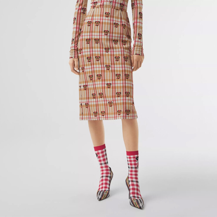 Повседневная длинная юбка женская Cookie Burberry — фото 3