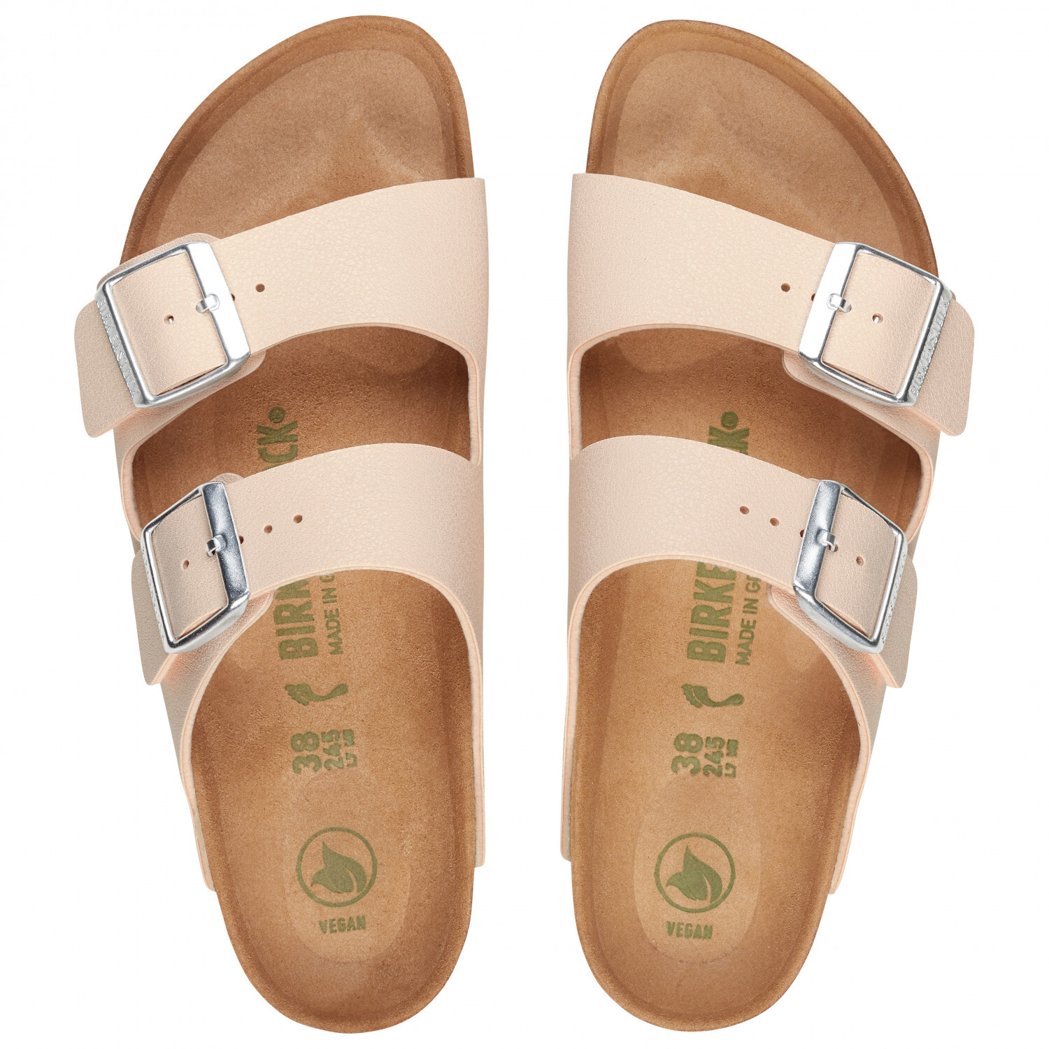 Сандалии Birkenstock Women's Arizona BFBC Earthy Vegan, цвет Light Rose — фото 3