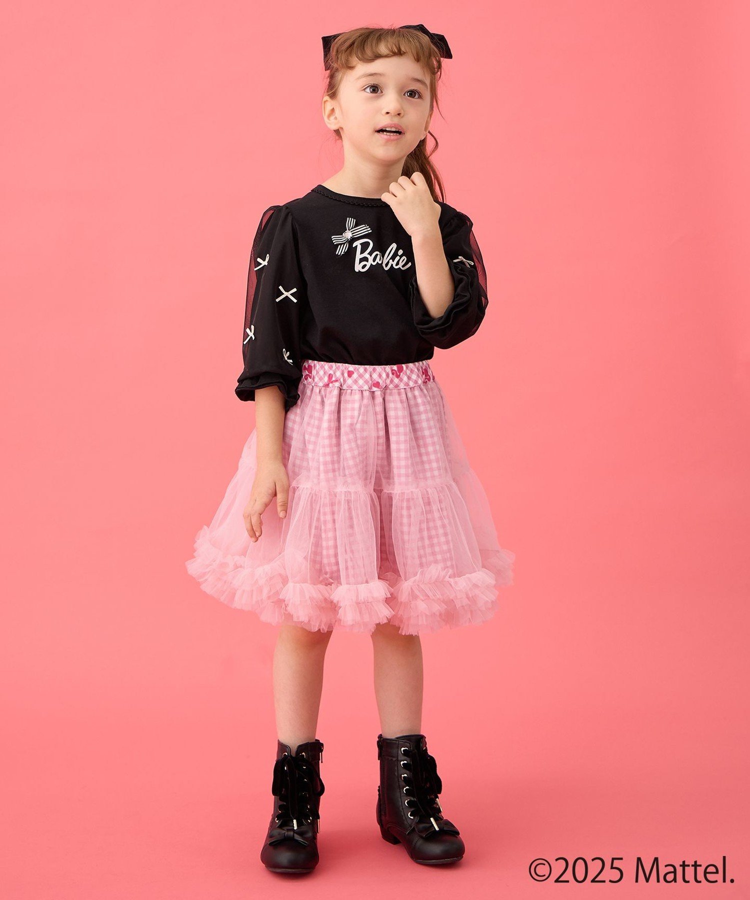 Двусторонняя юбка ANY KIDS, Pink [312] — фото 3