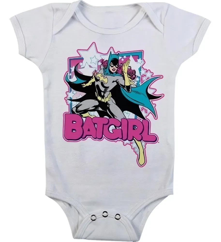 Боди Batgirl, хлопок, DC Comics, белый