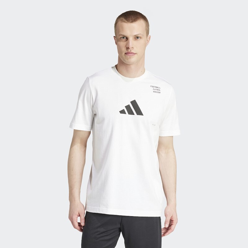 

Мужская футболка с логотипом футбольной категории Adidas, белый