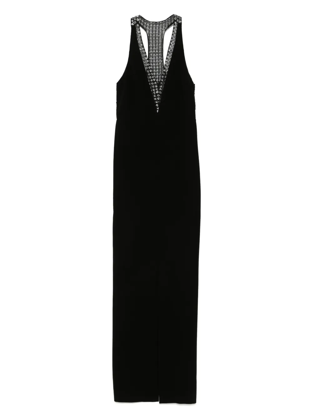 

Платье макси с пайетками MAX MARA, черный