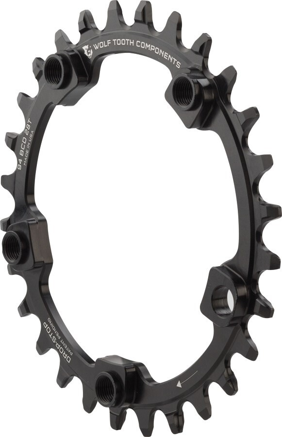 

Звездочка 94 BCD — 5 болтов Wolf Tooth Components, черный