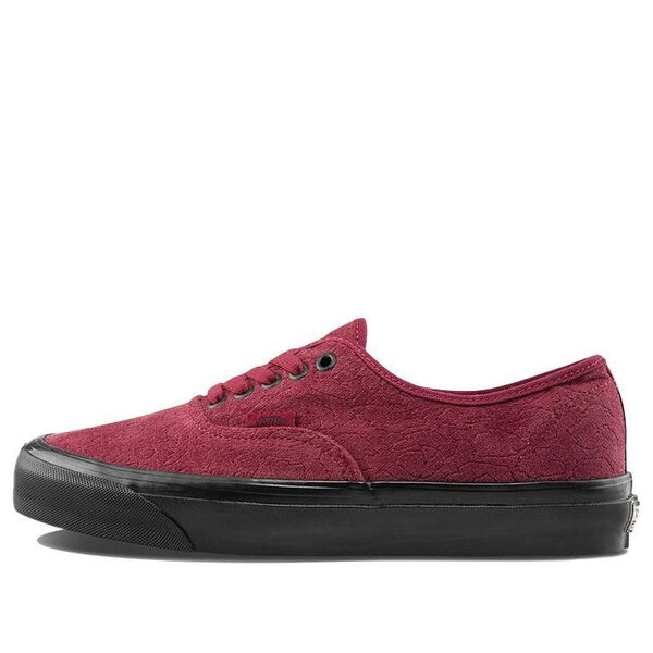 

Кроссовки og authentic lx 'velvet emboidery - leopard pomegranate' Vans, красный