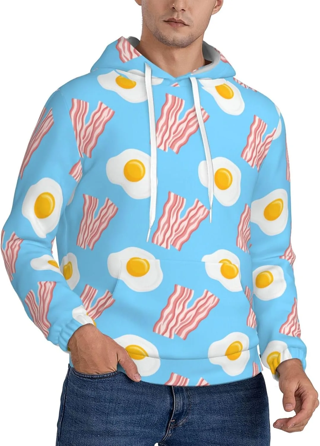 

Толстовка с капюшоном и карманами Bacons And Yolk SDERDZSE