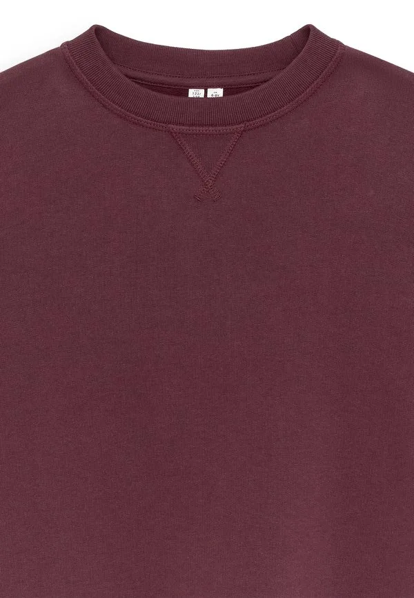 Толстовка arket из французской махровой ткани Arket, Burgundy — фото 3