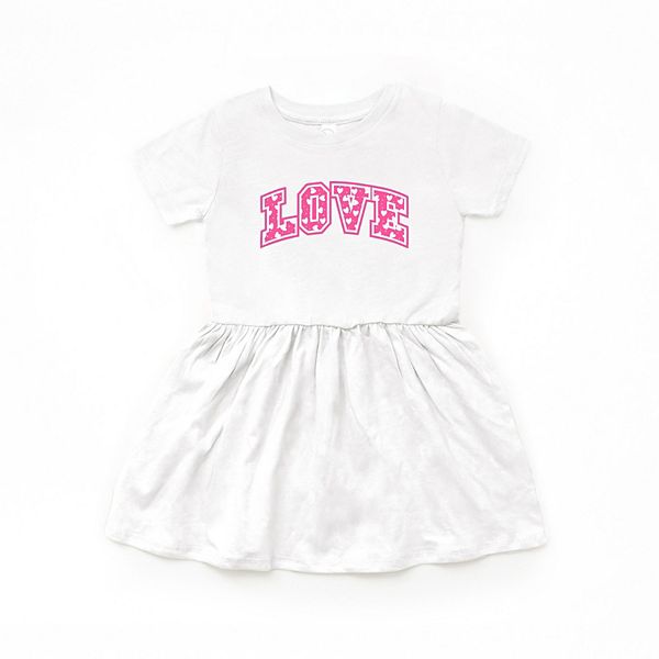 

Платье Love varsity hearts для малышей The Juniper Shop, White