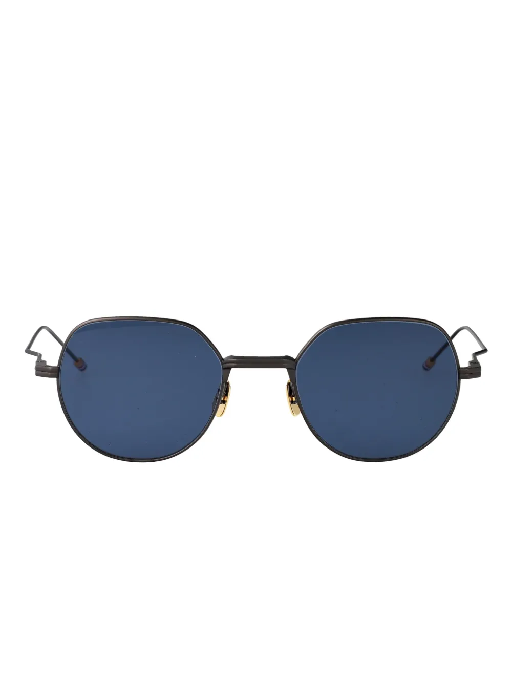 

Солнцезащитные очки в круглой оправе Thom Browne Eyewear, серый