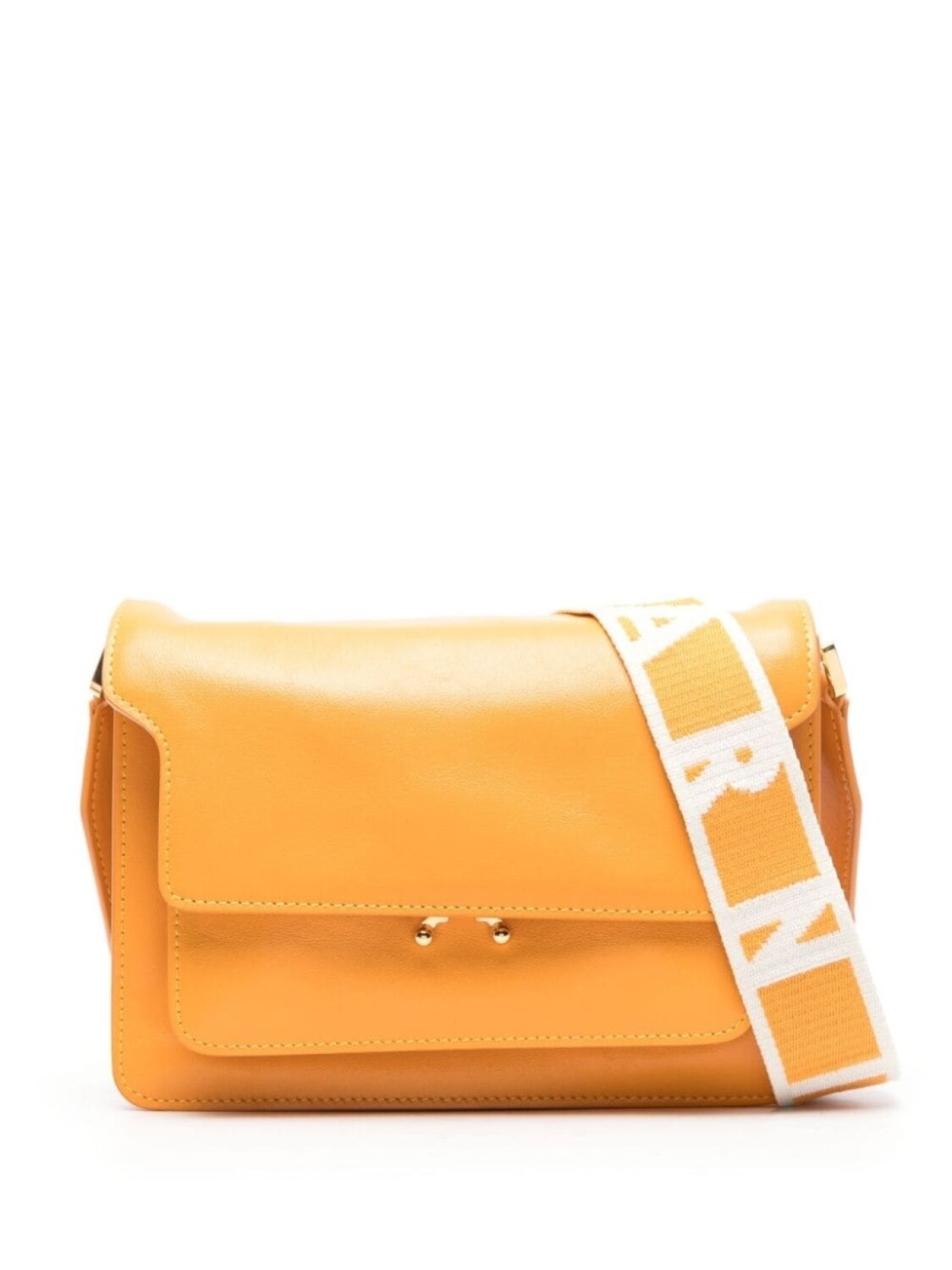 

Marni сумка на плечо Trunk, оранжевый