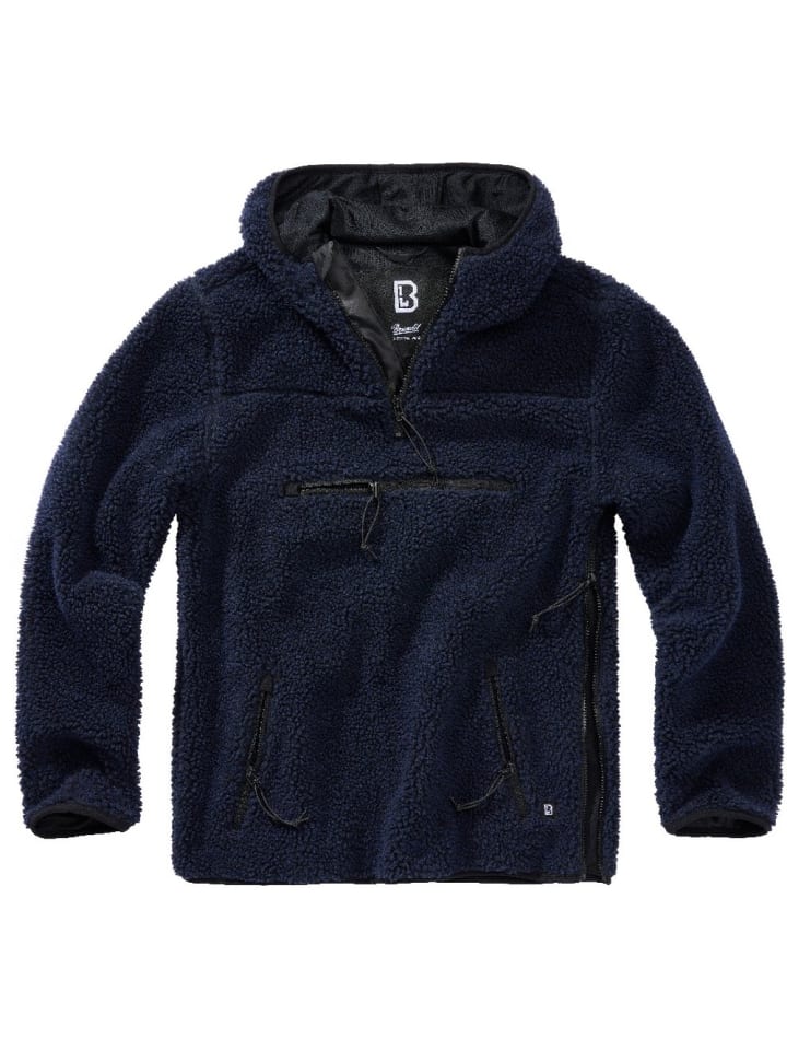 

Свитер Тедди флисовый рабочий свитер синего цвета Brandit