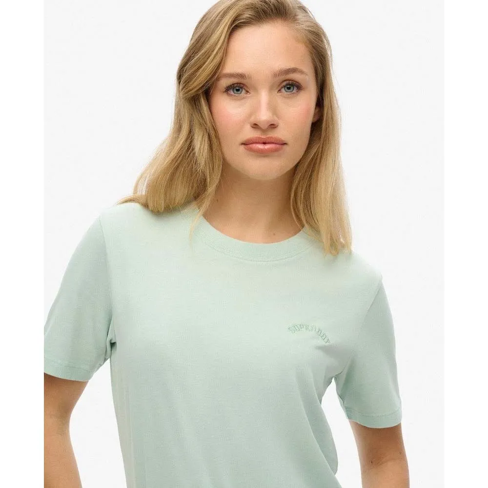 Футболка с коротким рукавом Superdry Essential Logo Emb, зеленый — фото 3