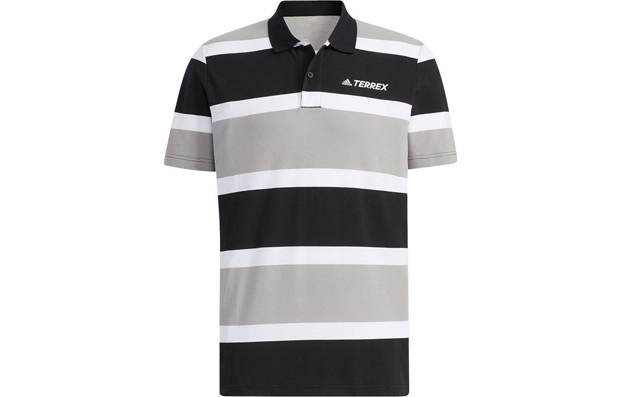 

Рубашка поло мужская серая Adidas, серый