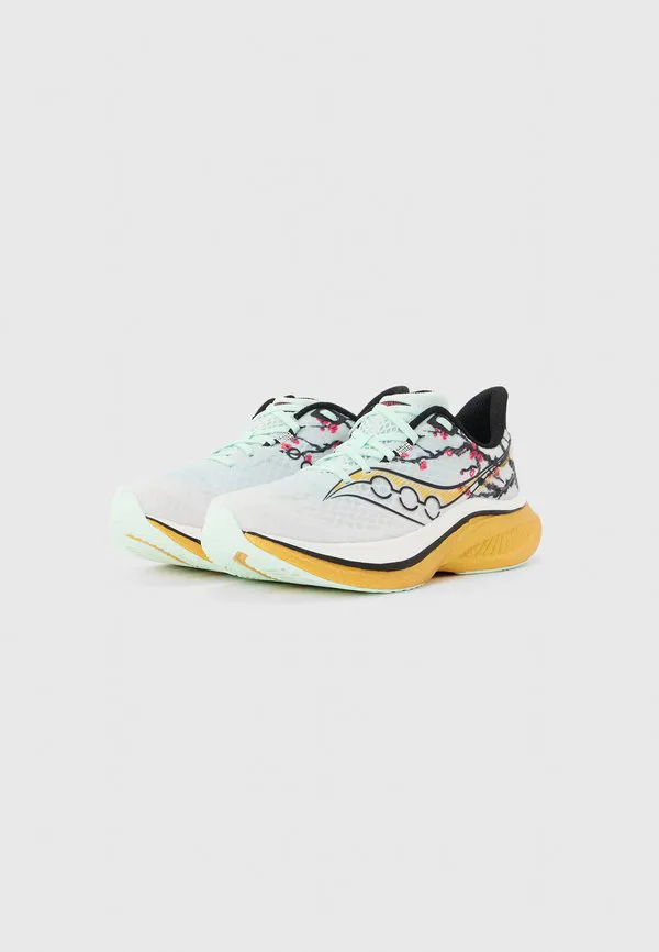 Беговые кроссовки endorphin speed 5 Saucony, Off-White/Yellow — фото 2