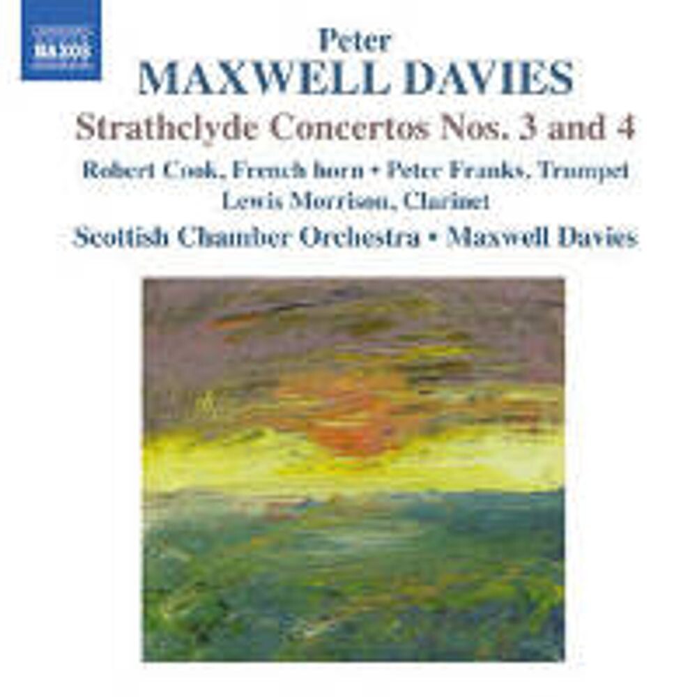 

Диск CD Strathclyde Concertos Nos. 3 & - Maxwell Peter Davies