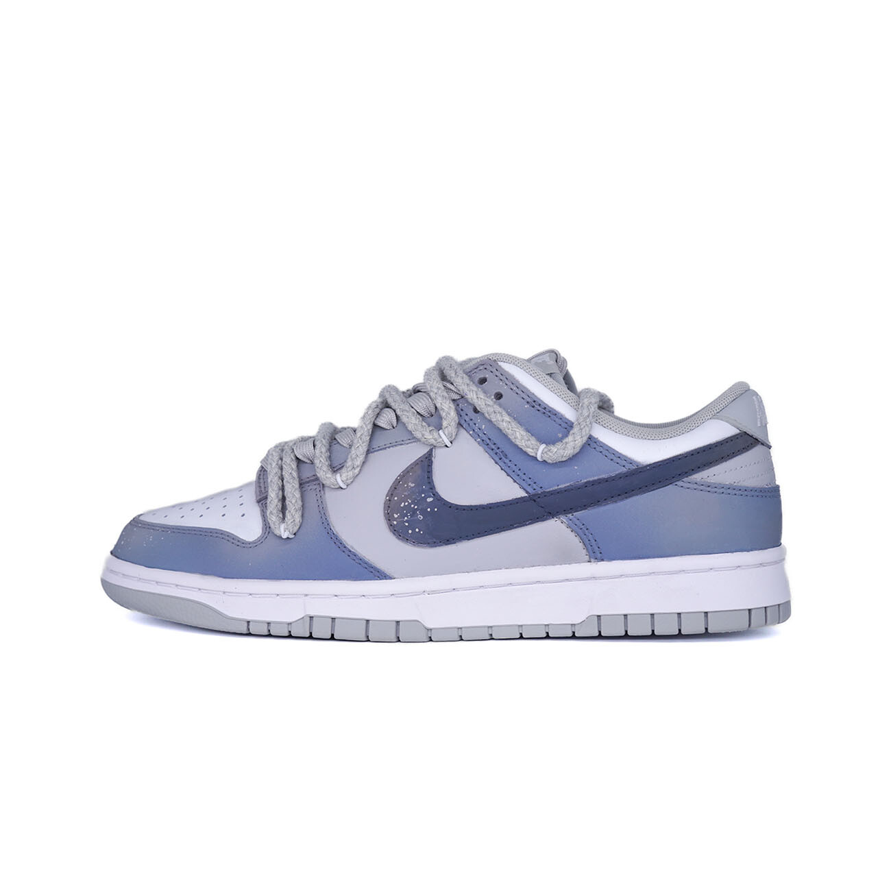 

Кроссовки для скейтбординга Dunk унисекс с низким верхом, синий/серый Nike