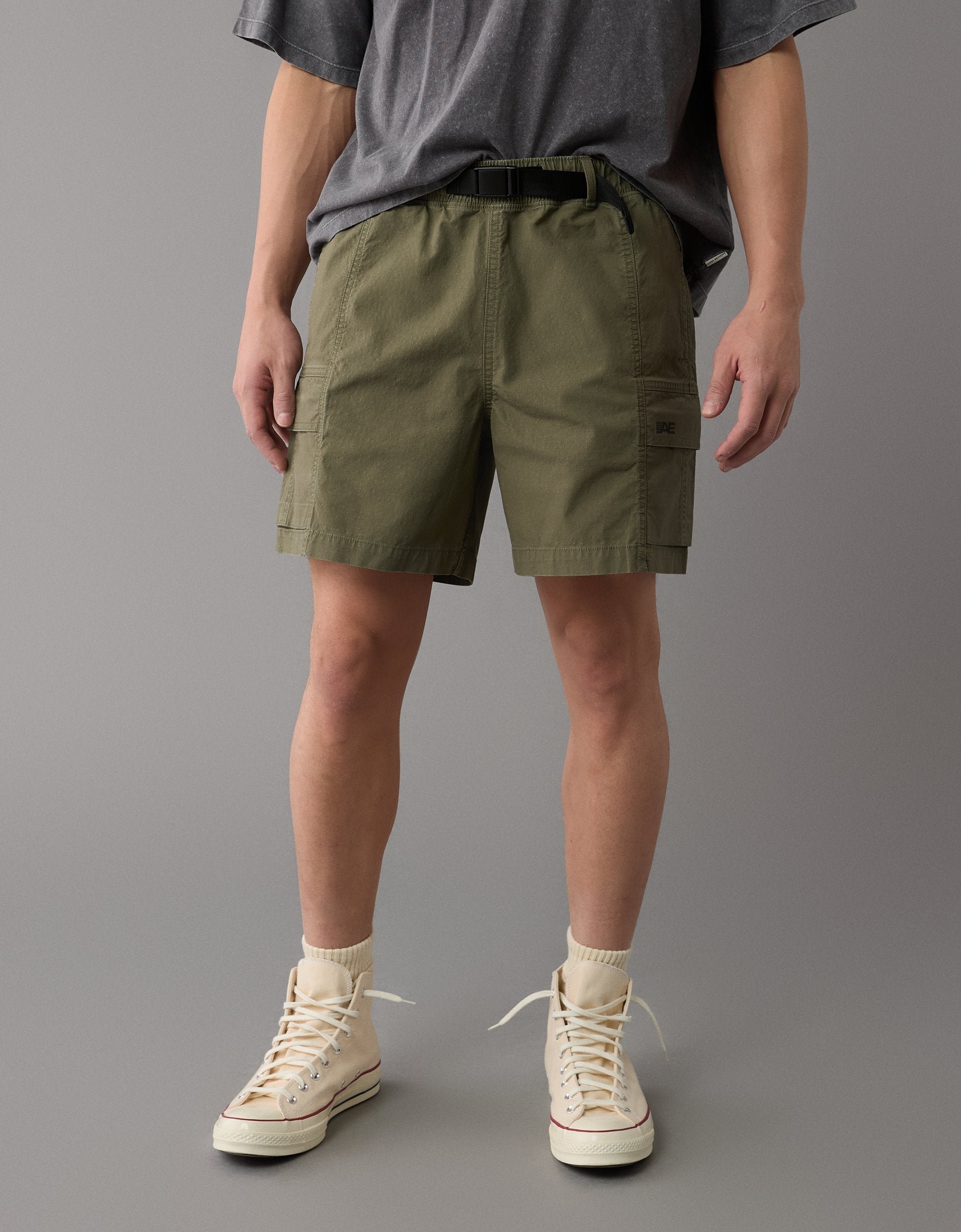 

Шорты мужские American Eagle Outfitters, цвет olive moss