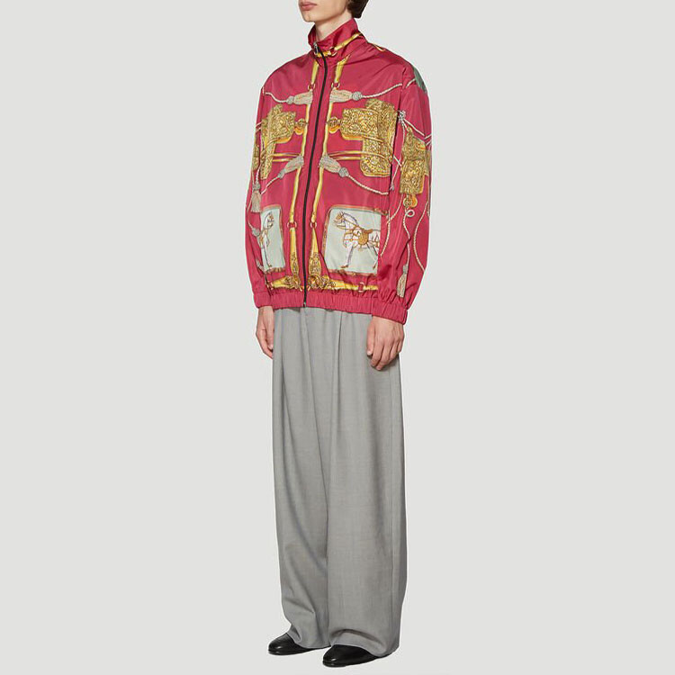 Куртка мужская Gucci, бордовый — фото 3