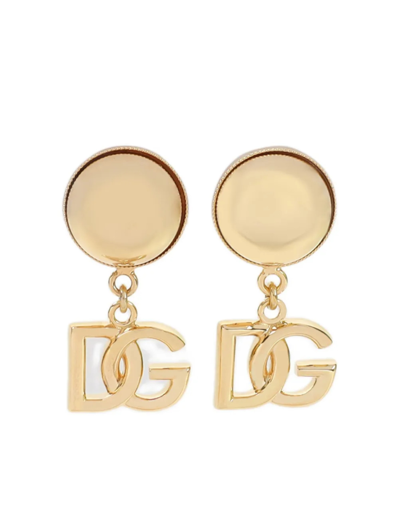 

Серьги-подвески с логотипом Dolce & Gabbana, золотой