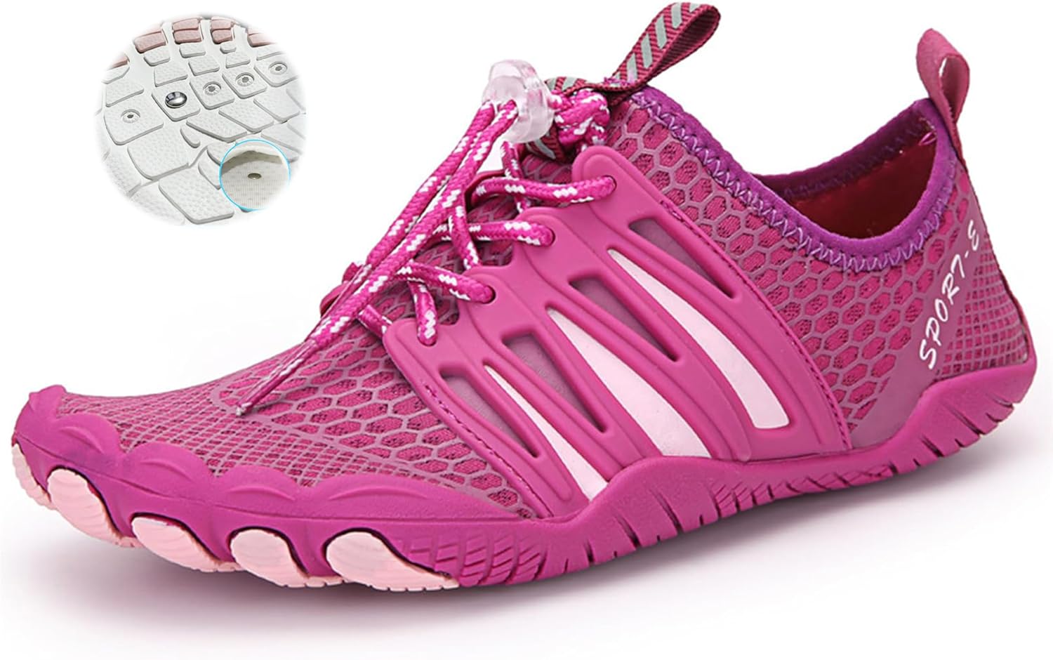 

Универсальные кроссовки для ходьбы, унисекс, быстросохнущие Zlinib, красный