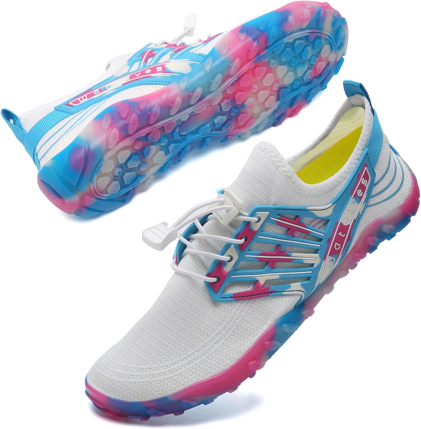 

Водные тапочки WateLves для мужчин и женщин, пляжные и для плавания, быстро сохнущие, акваноски, обувь для бассейна, серфинга, йоги и водной аэробики, синий