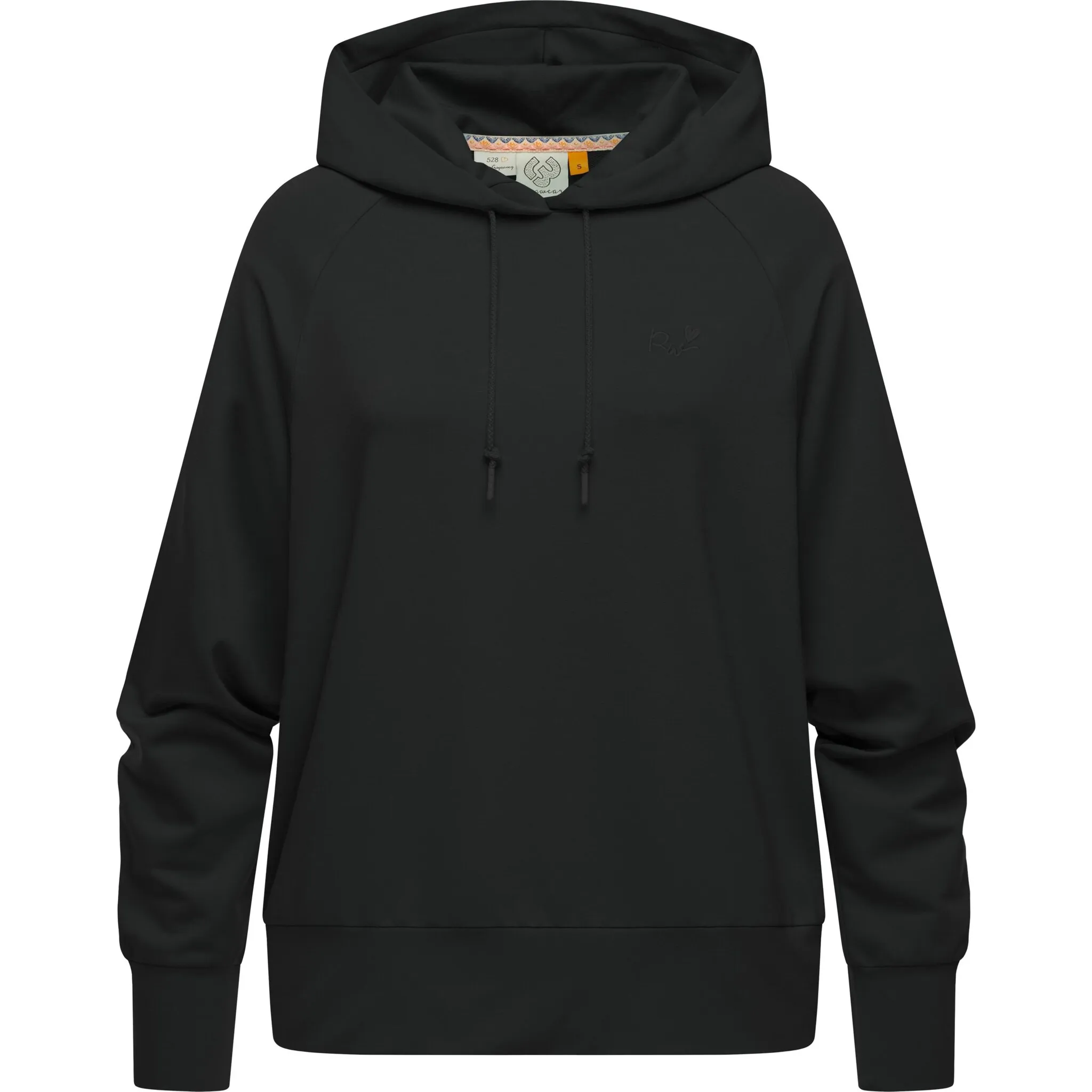 

Толстовка с капюшоном Ragwear "Тонна", современная женская толстовка модного кроя oversize, черный