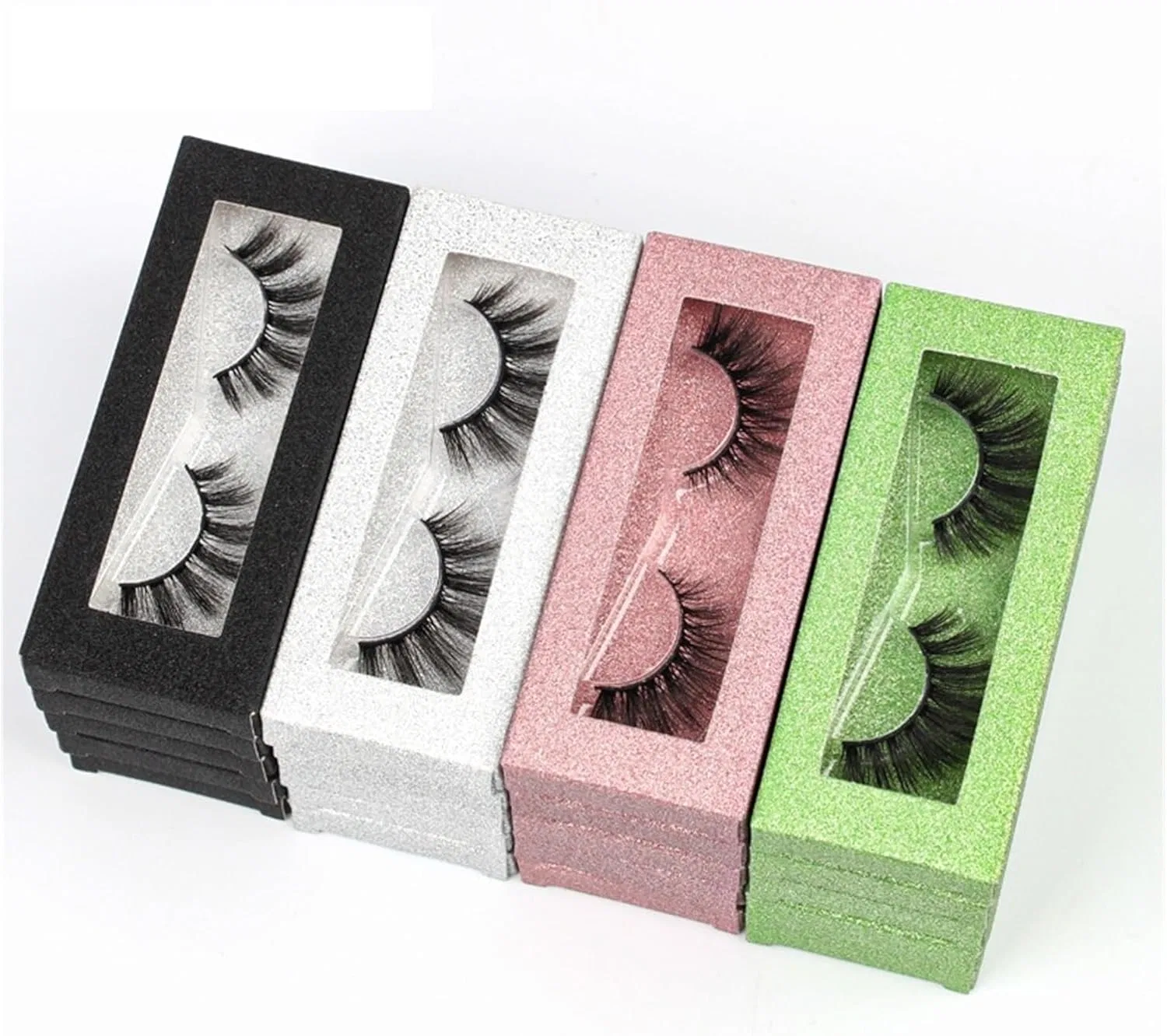 Набор ресниц UAMOU 3D Fake Mink Lashes, смешанный набор 10 пар, 11-15 мм