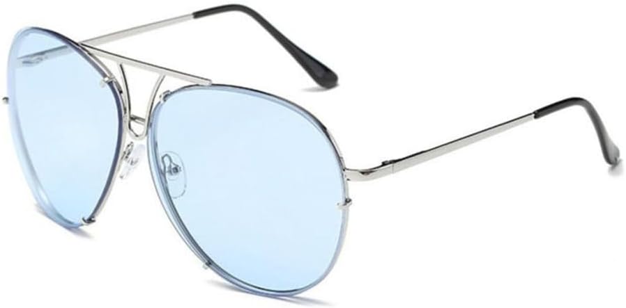 

Винтажные солнцезащитные очки для мужчин, черные солнцезащитные очки для женщин, зеркальные солнцезащитные очки для женщин с защитой от УФ-излучения UV400 LANGSER, Gold Blue