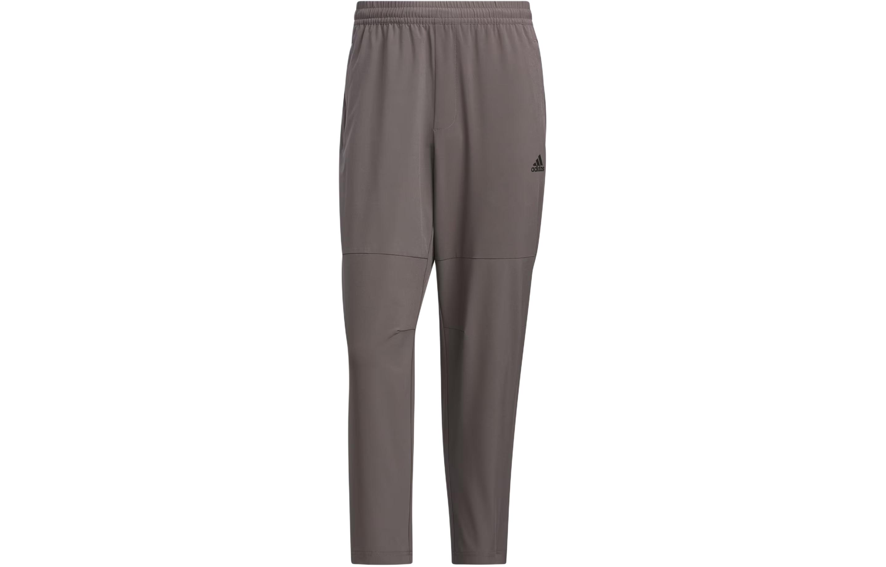 Adidas Aeroready Must-Have Брюки Тканые Спортивные Мужские Угольно-Серые — фото 2