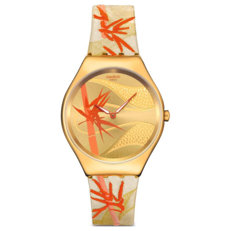 

SWATCH Часы Unisex Watch, Gold Dial