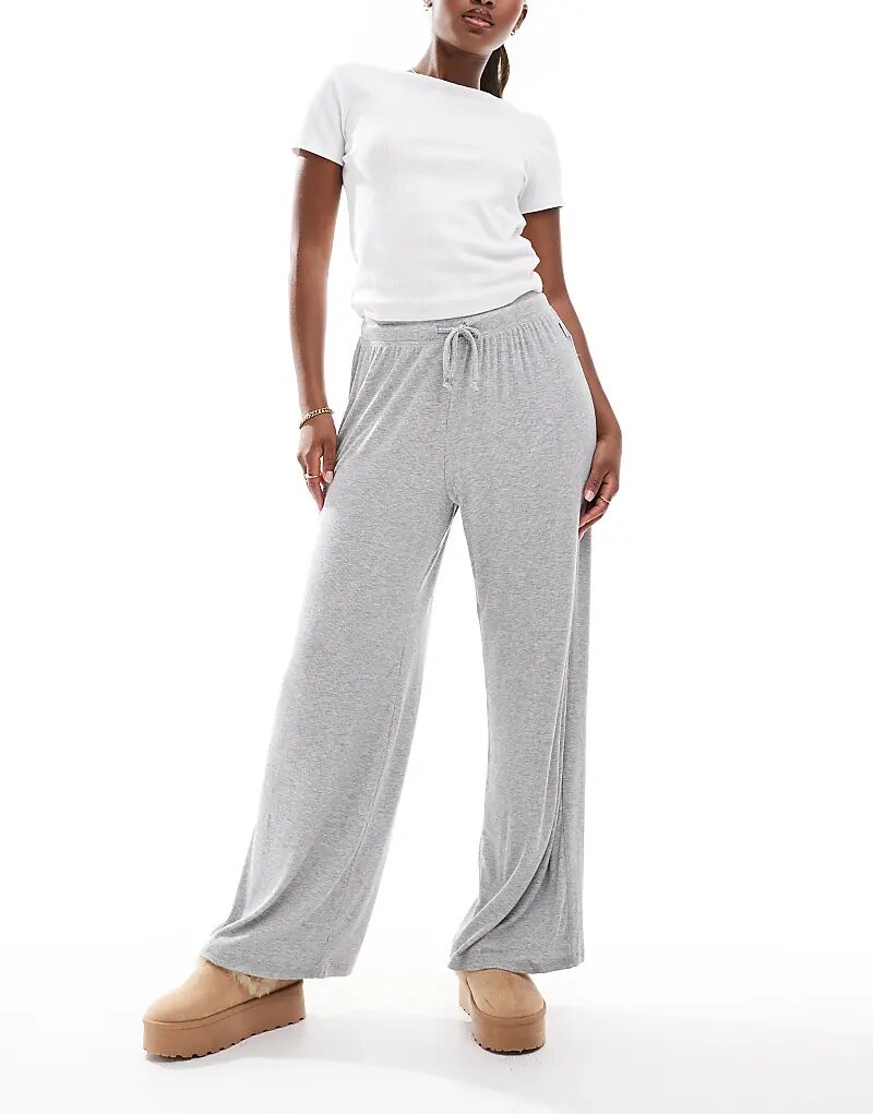 

Пижамные брюки Cotton On Sleep Recovery Asia Fit в сером цвете Cotton:On