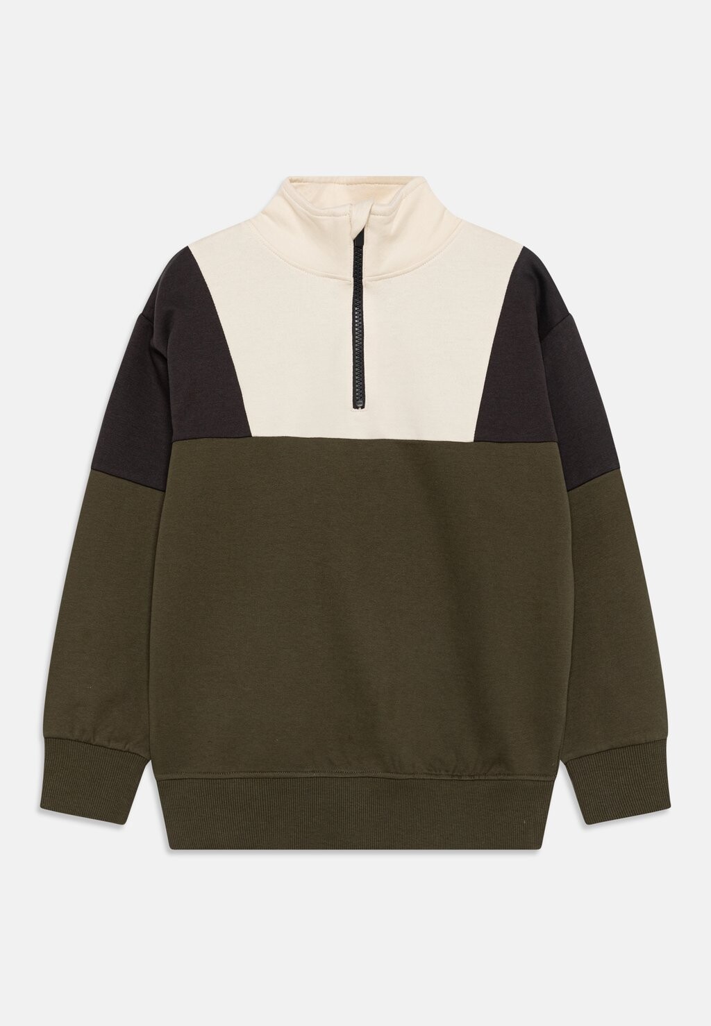

Толстовка HALFZIP BLOCKING Lindex, оливковый