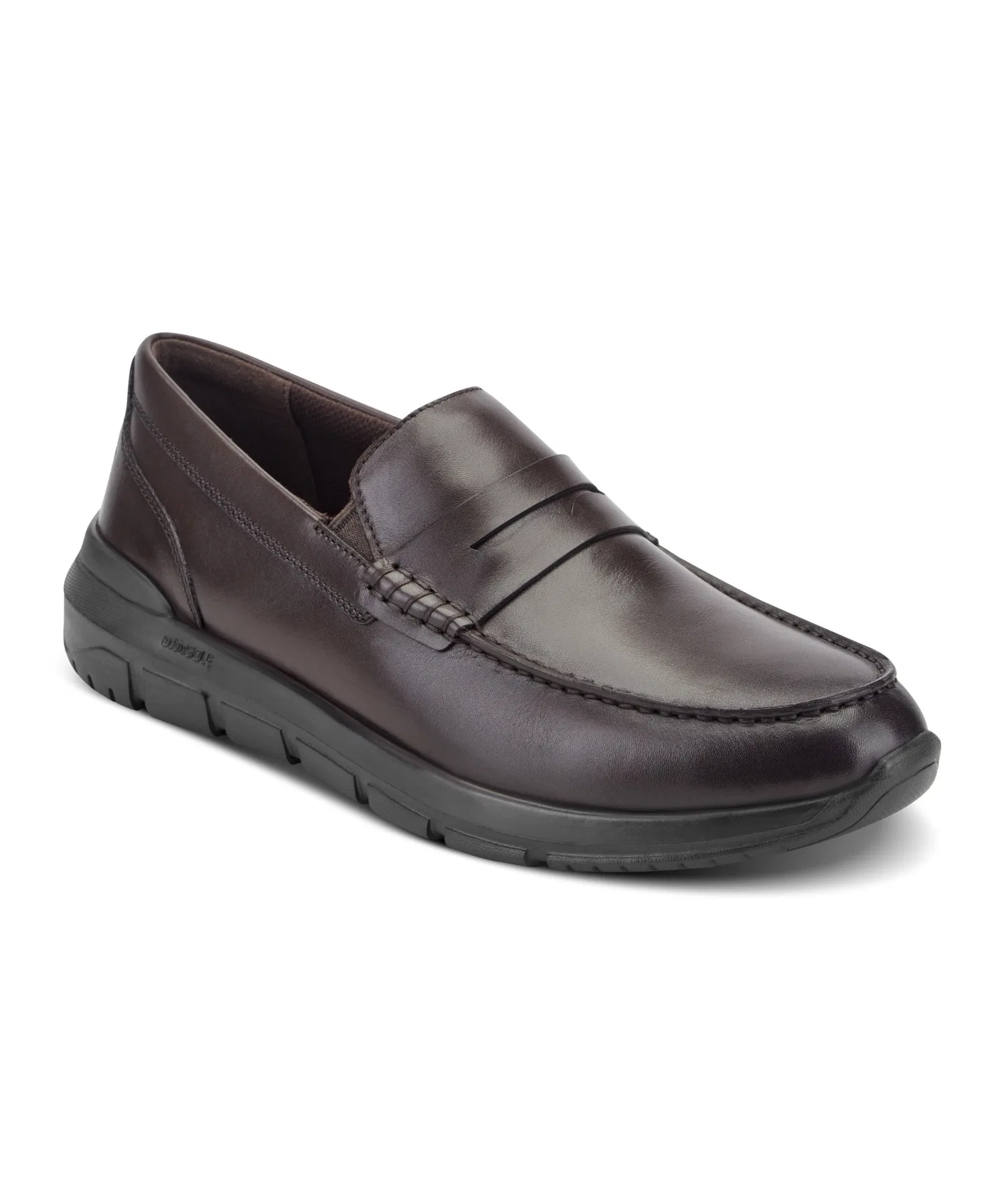 Мужские кожаные лоферы ROCKPORT JAYCE тёмно-коричневые — фото 4