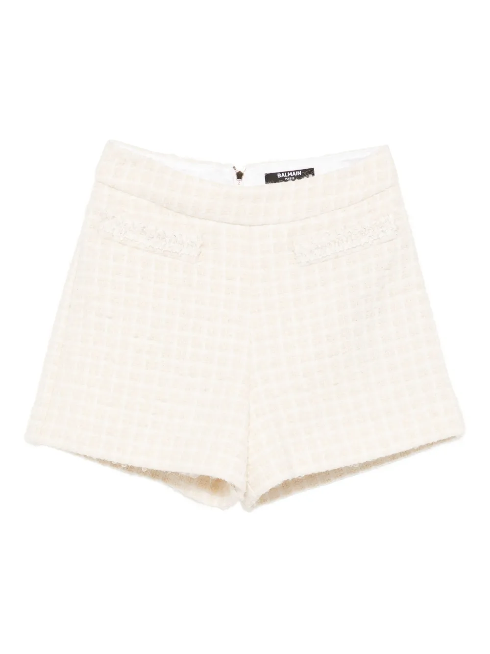 

Твидовые шорты Balmain Kids, нейтральный