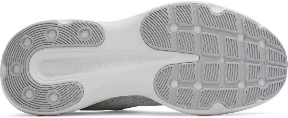 Мужские беговые кроссовки Under Armour Infinite, Distant Gray Halo Gray Hyper Green — фото 3