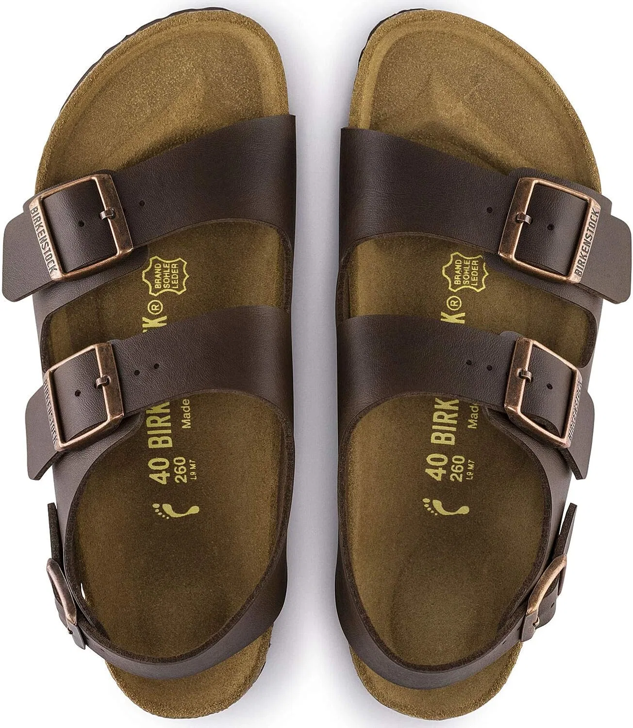 Сандалии Birkenstock Milano, темно-коричневый — фото 3