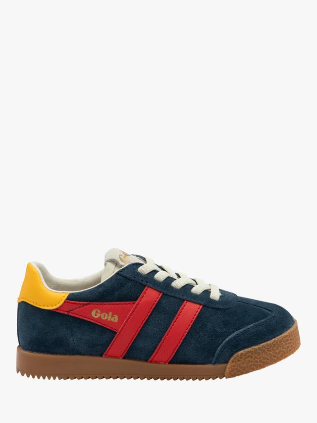 

Детские кроссовки Elan Low на шнуровке Gola, Navy/Red/Sun