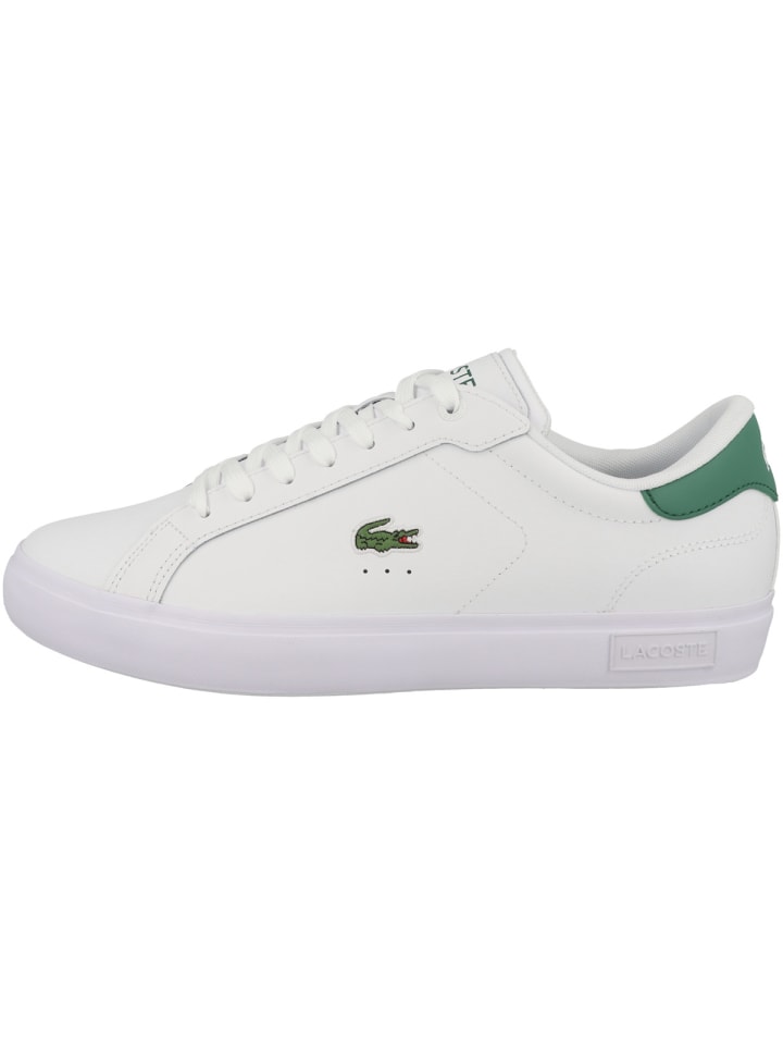 

Кроссовки на шнуровке Lacoste, белый