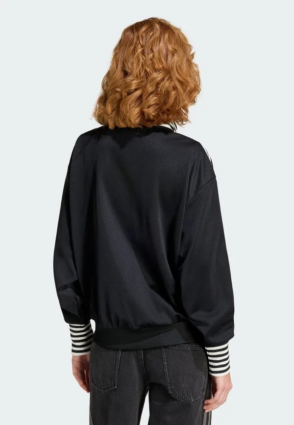Винтажная толстовка на молнии Adidas Originals, Black — фото 2