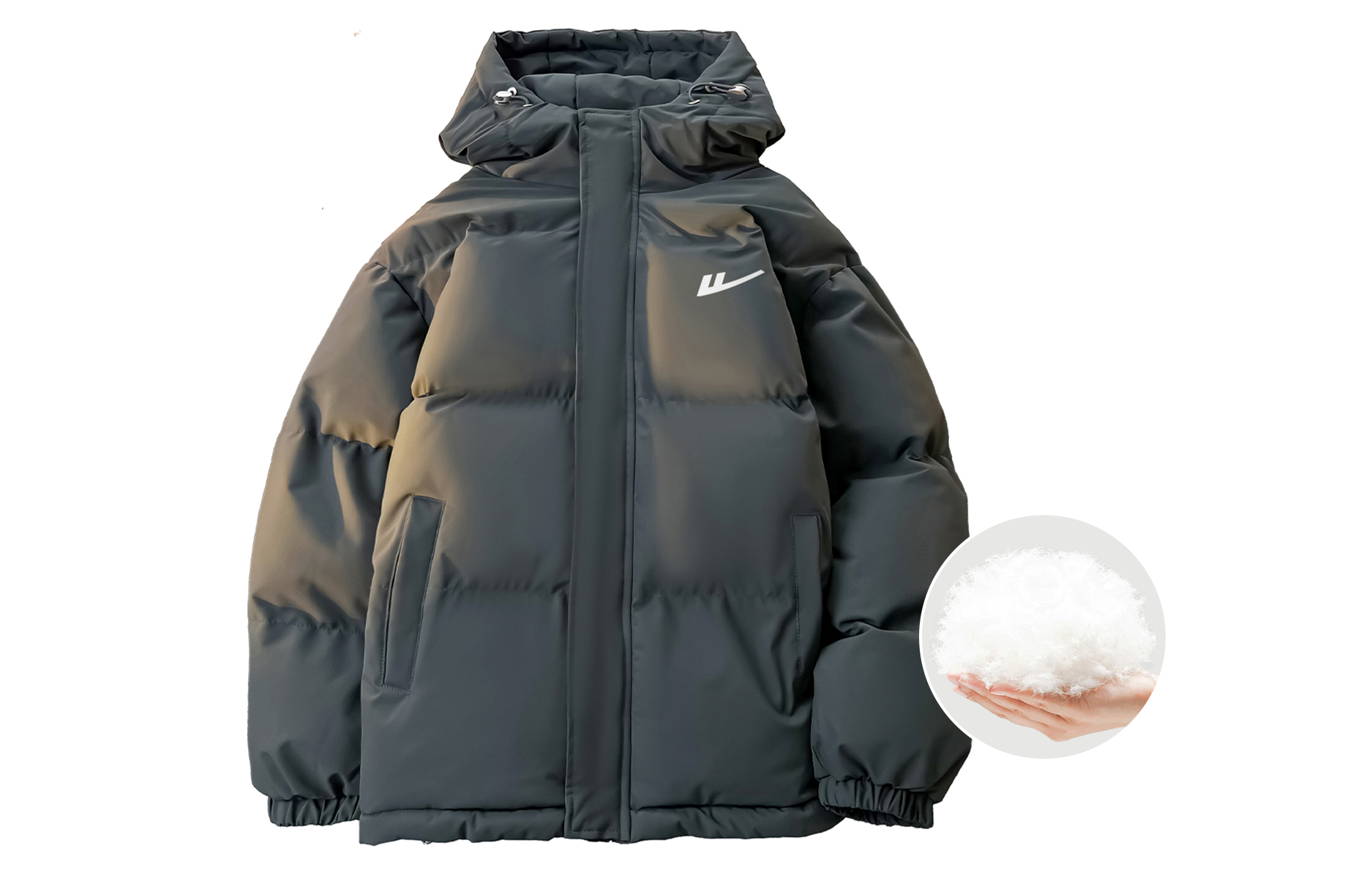 

WARRIOR Пуховик Unisex, Dark Gray