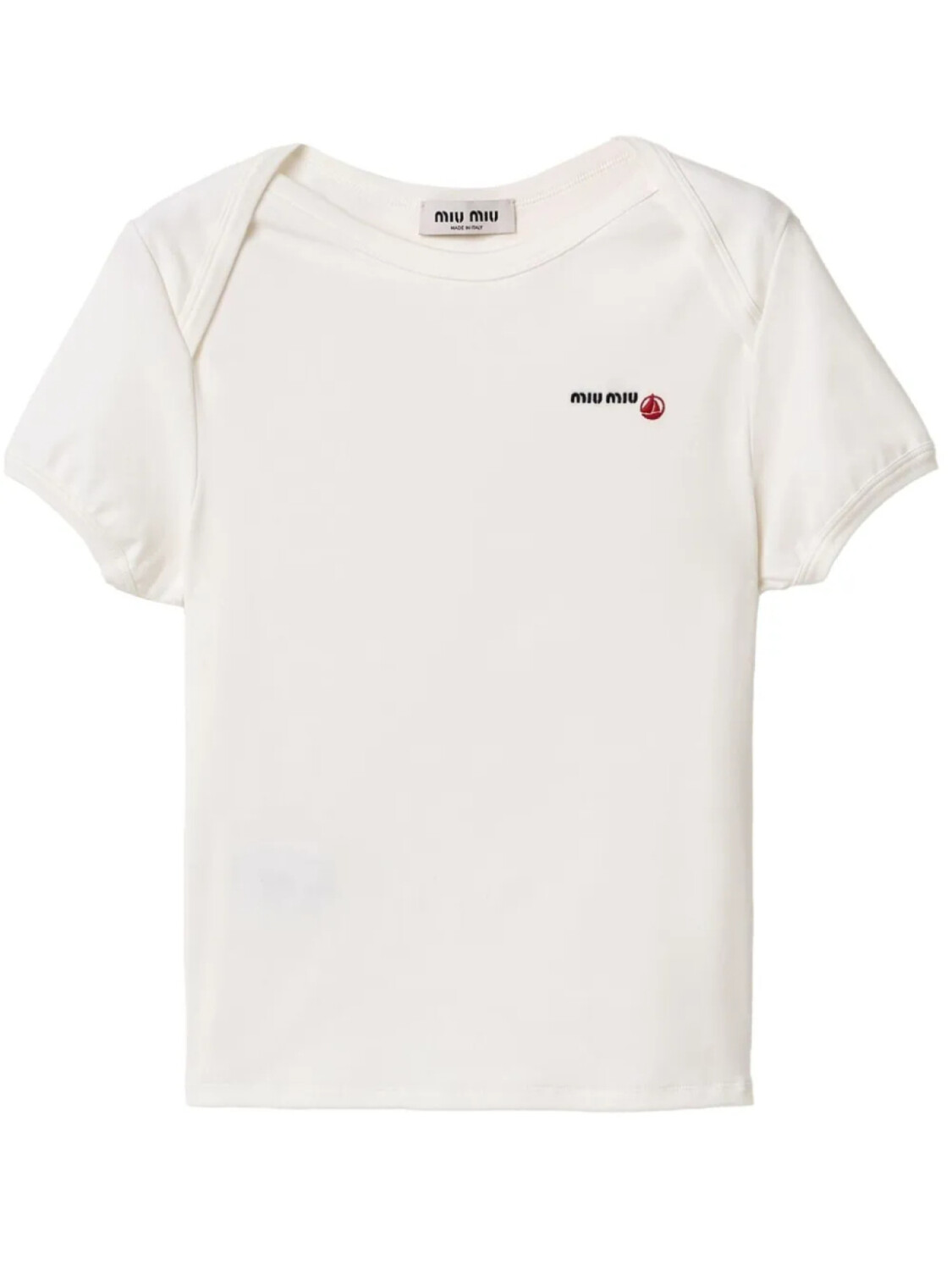 

Футболка из джерси Miu Miu x Petit Bateau, белый