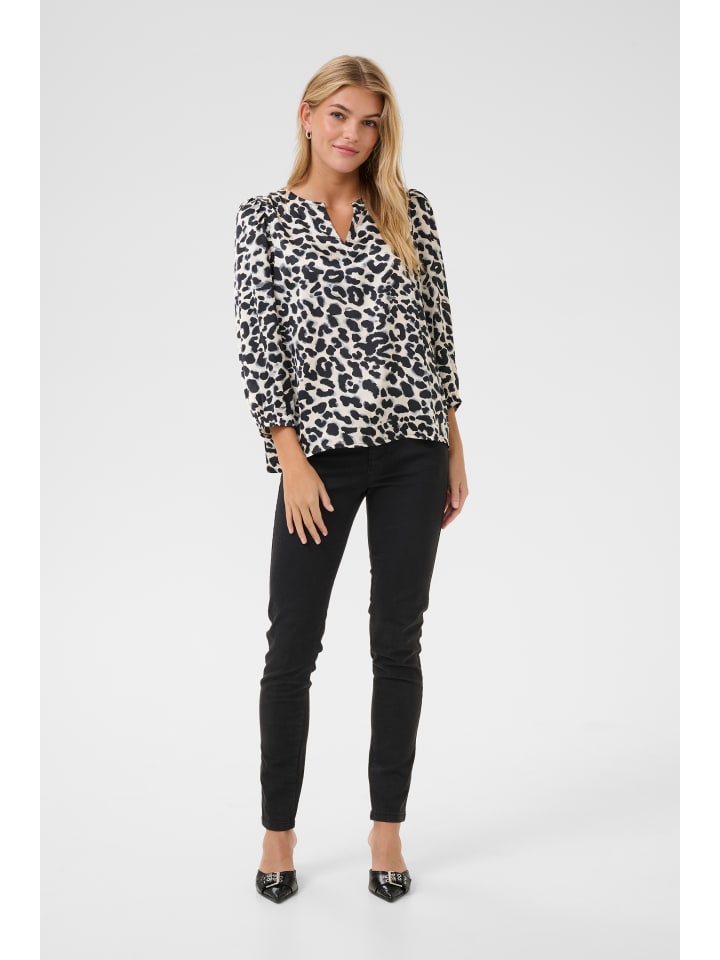 

Блузка Kaffe, цвет grey leopard