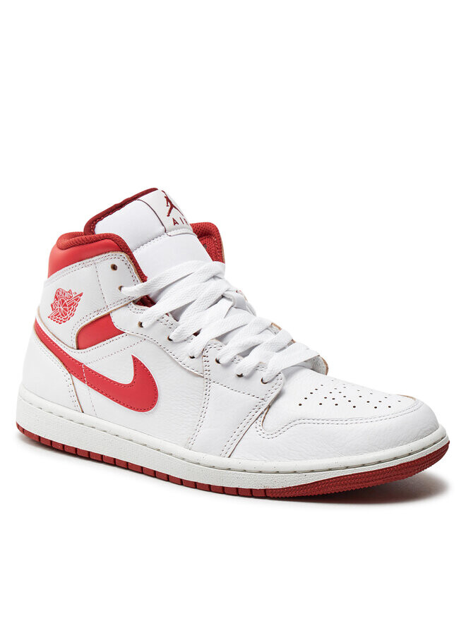 Кроссовки Air Jordan 1 Mid Se FJ3458 Nike, белый — фото 2